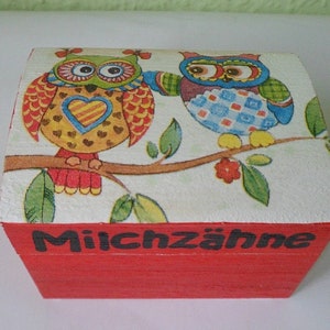 Milk tooth box owl image 2