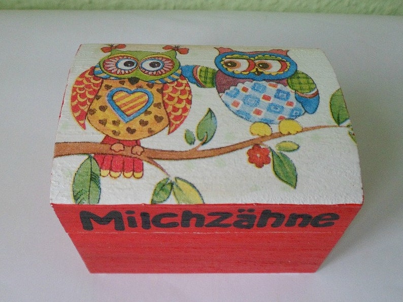 Milk tooth box owl image 2