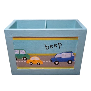 utensil box pencil box cars