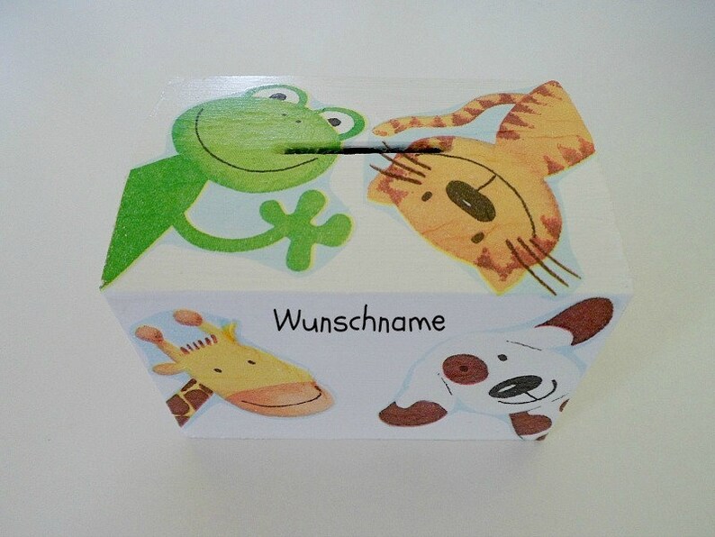 Money box funny animals 10x8x7cm image 2