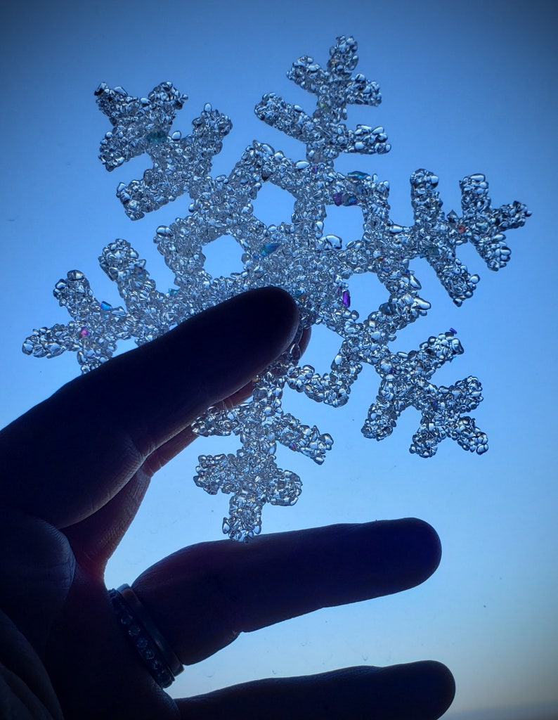 Fused Glass Snowflake