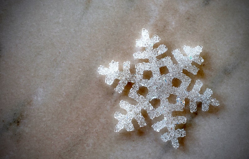 Fused Glass Snowflake