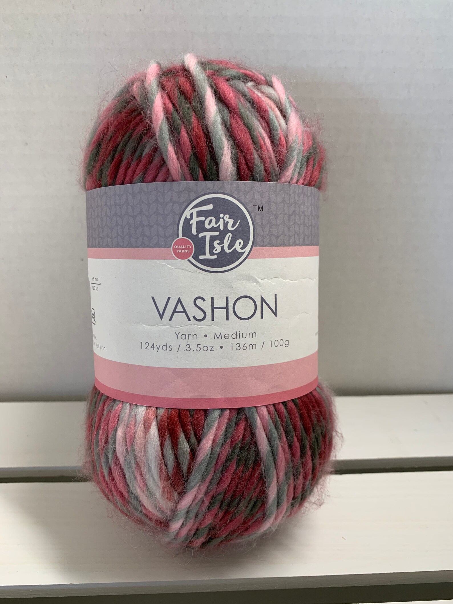 Vashon worsted weight brushed yarn from Fair Isle 100 acrylic Etsy