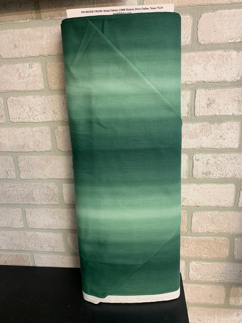 Boundless Blenders Ombre Green fabric by the yard Craft Supplies