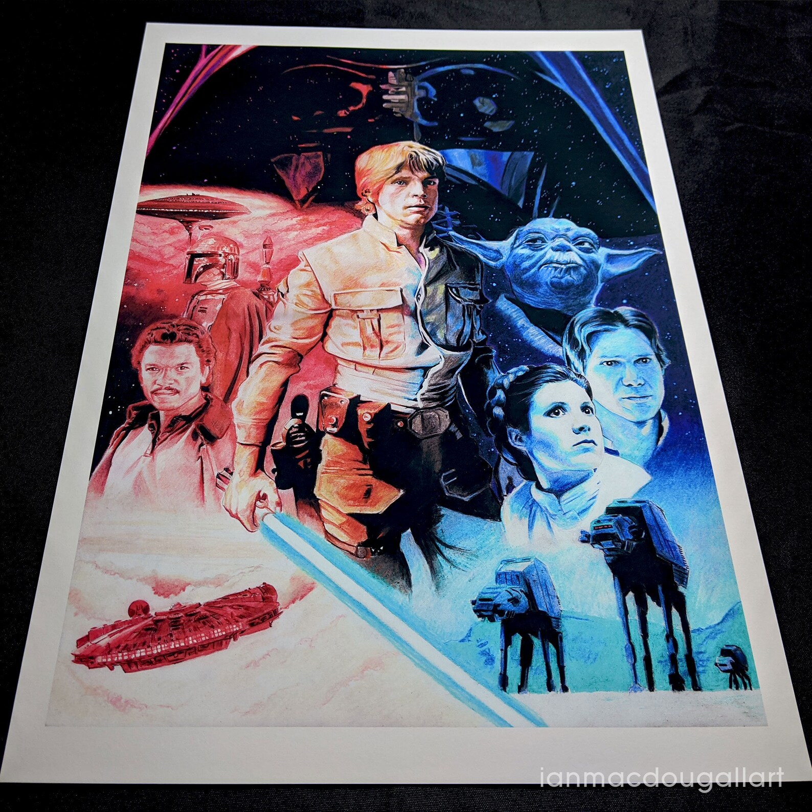 The Empire Strikes Back Fine Art Print Limited Edition of | Etsy