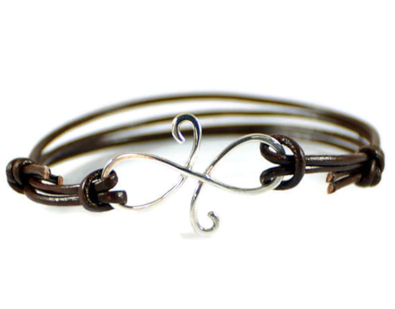 Anello Infinity Loop In Argento Sterling: Fascia A Goccia Aperta - Foto 6