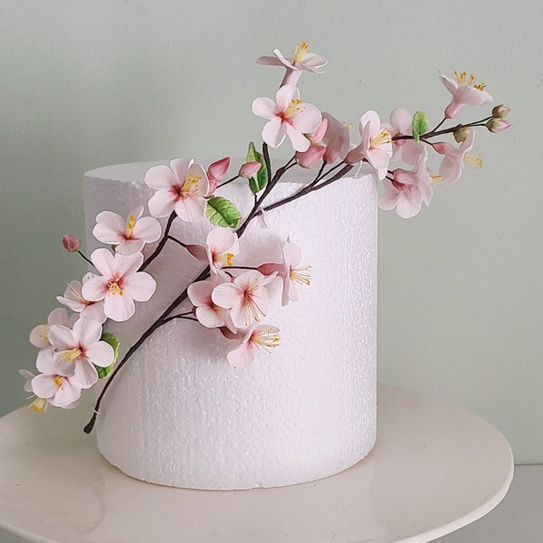 Sugar Flower Cherry Blossom Wedding Cake Decorations for a Spring Wedding, customizable, for Wedding Cakes and Celebration Cakes