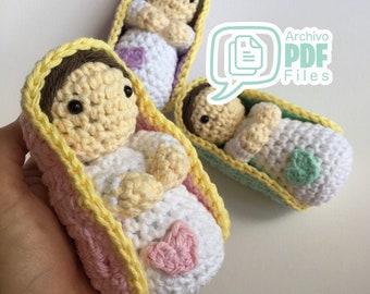 PATTERN/PATRÓN Instrucciones para hacer Mini Virgin Mary Mini Virgencitas DIY Hazlo tu misma Perfect for Baptism, Primera Comunión, Llegada