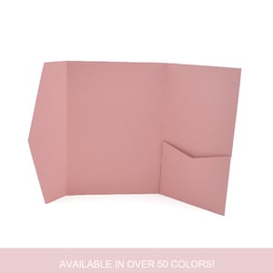 Support de poche pour faire-part de mariage, faire-part de mariage à faire soi-même, papier métallique, papeterie, fournitures de mariage - COMMANDE MINIMUM 25