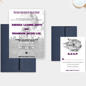 Star Wars Wedding Invitations Disney Weddings Fairytale