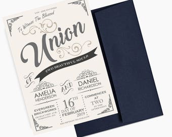 Vintage Style Wedding Invitation Suite, Rustic Wedding Invitation Set, Barnyard Country Wedding Invites, Shabby Chic Wedding - DEPOSIT