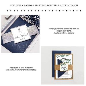 Mickey and Minnie Mouse Wedding Invitations, Mickey and Minnie Invite, Disney Invitation, Fairytale Wedding, Dusty Rose Invites immagine 9