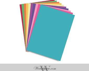 Cardstock Packs, DIY Wedding Cards, DIY Signs, Scrapbook Paper - Precut Sizes - 4x6, 5x7, 8.5x11