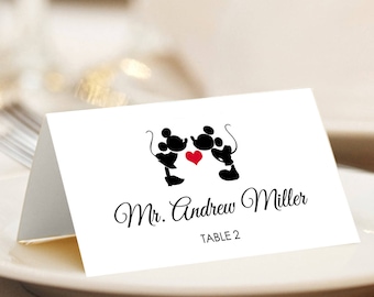 Mickey Place Cards - Etsy