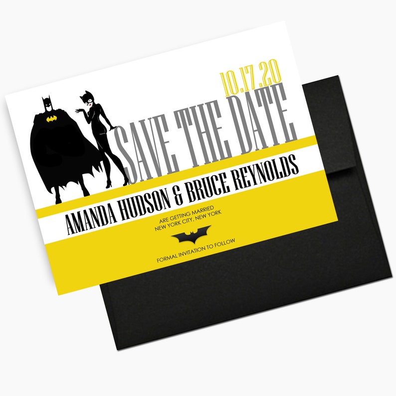 Superhero Save the Dates, Super Hero Theme Wedding, Movie Wedding ...