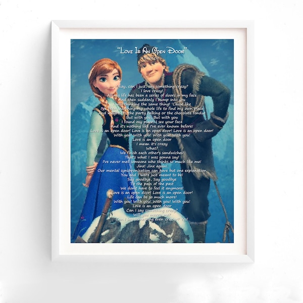 Love is an Open Door Etsy