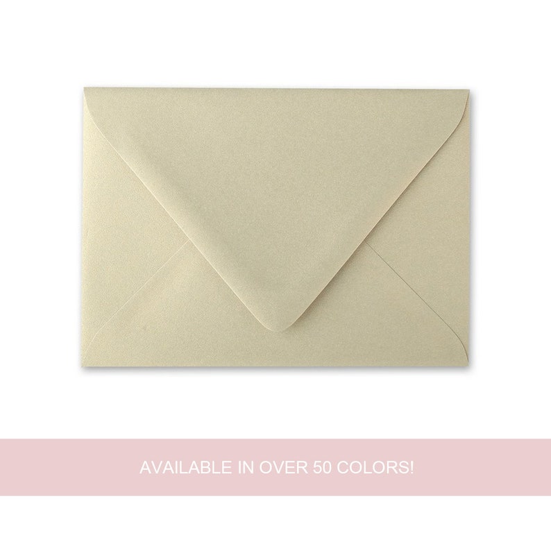 Wedding Invitation Envelopes DIY Wedding Invitations A7 Etsy