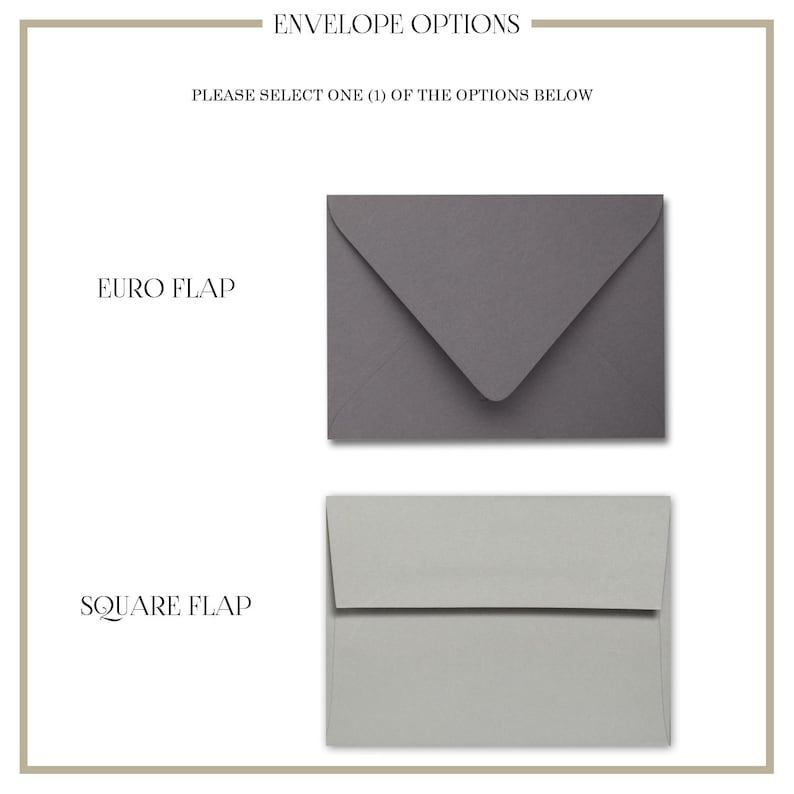 Wedding Invitation Envelopes DIY Wedding Invitations A7 Etsy