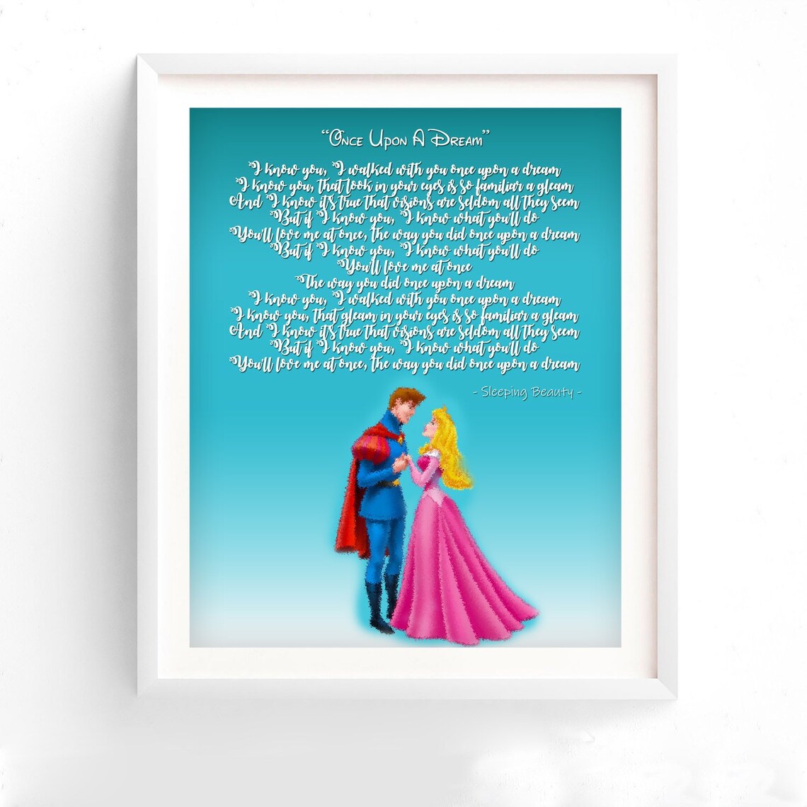Once Upon A Time Lyrics Sleeping Beauty