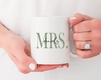 Personalized Mr. and Mrs. Mug | Mr & Mrs Custom Coffee Mug Set | Wedding Gift for Couple | Personalized Couples Anniversary Gift