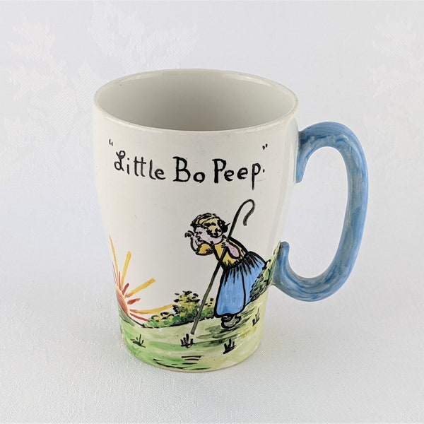 Little Bo Peep Vintage Childs Cup Mug Personalised Joyce Made in England