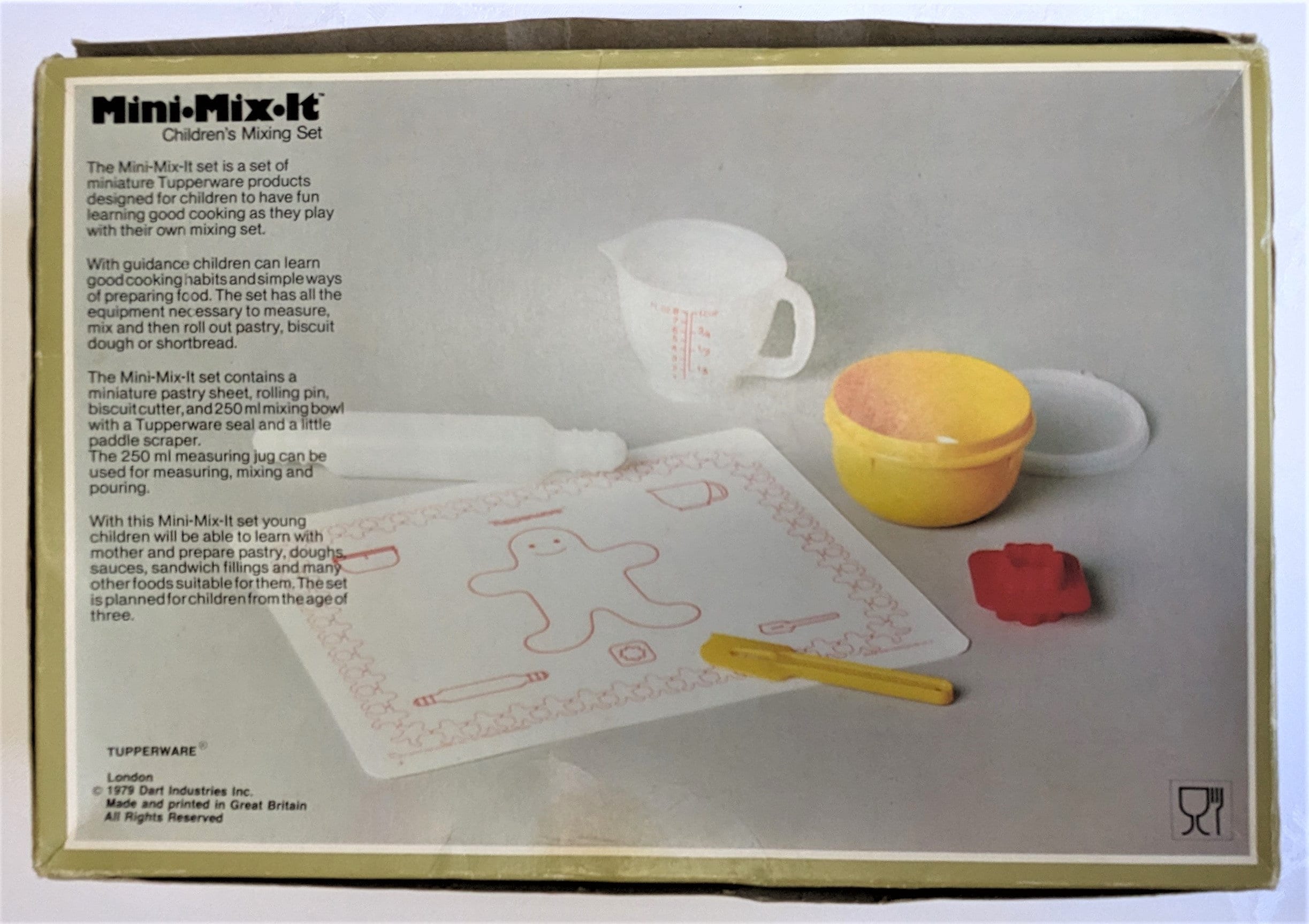 metrisk Hæl miles Tupperware Mini Mix It Children Mixing Set Vintage Toy 3 - Etsy Israel