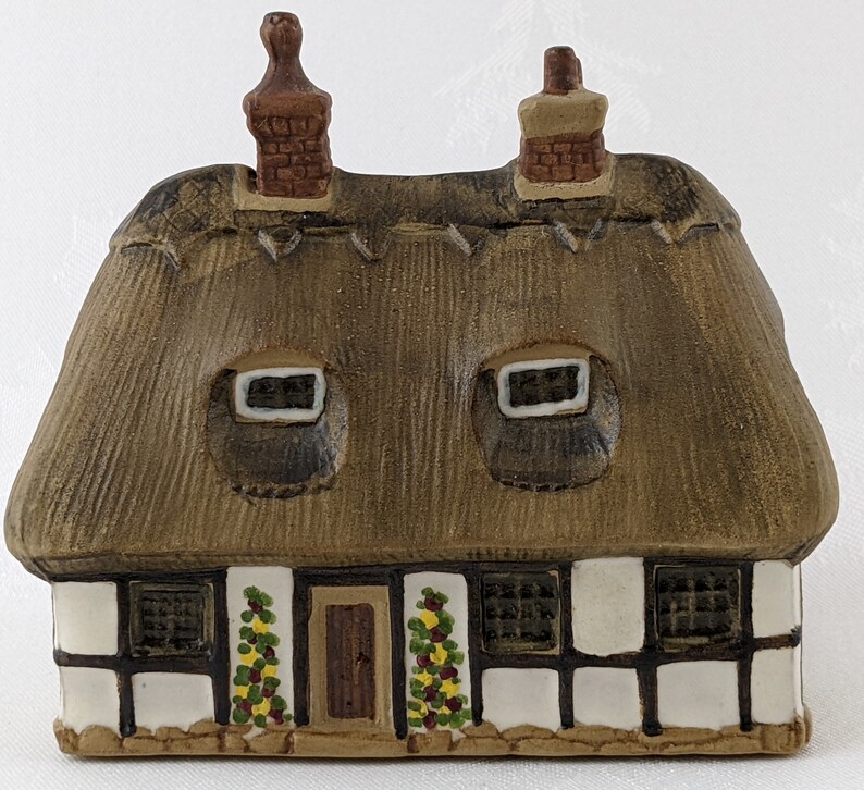 Denby Pottery Village Houses Vintage Miniature Handcrafted Etsy Australia