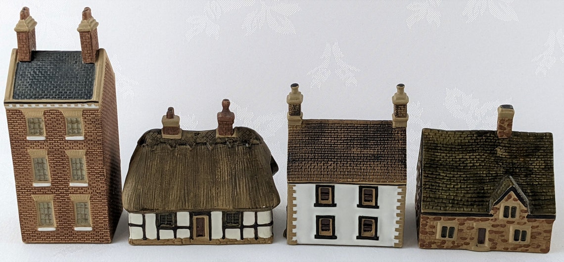 Denby Pottery Village Houses Vintage Miniature Handcrafted - Etsy Australia