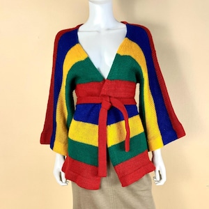 1970’s Mohair Blend Bell Sleeve Cardigan sz M