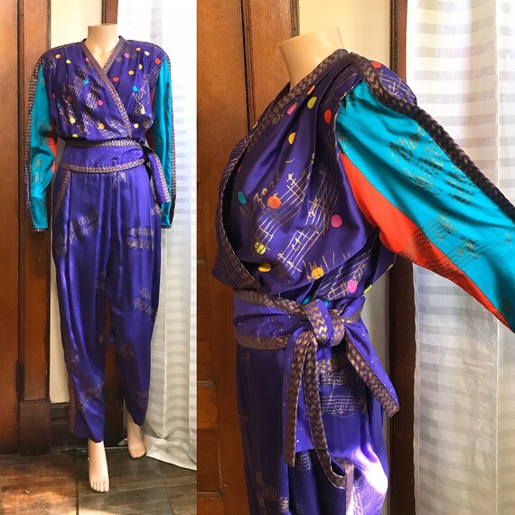 Jeanne Marc Ode to Classical Music Jumpsuit sz. M