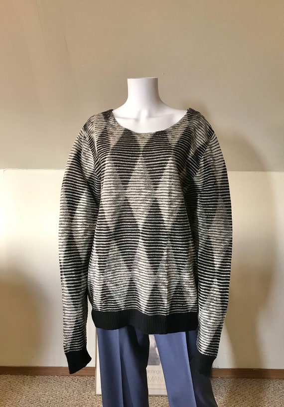 1960’s Pendleton Wool Scoop-neck Sweater sz L/XL