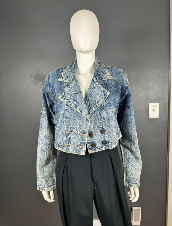 1980’s Chemin de Fer Cropped Denim Jacket sz M