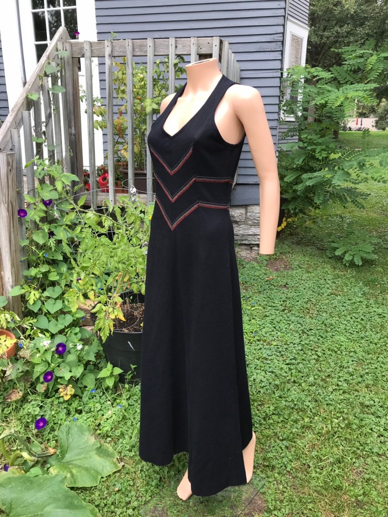 1970/'s Joshua Tree Minimalist Maxi Dress sz M