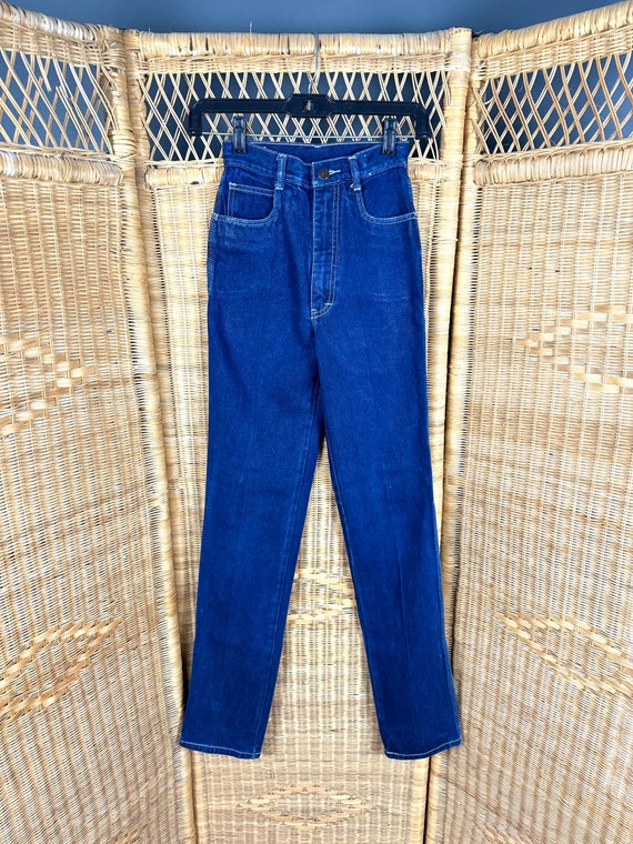 1980’s Derrières High Waist Skinny Dark Jeans XXS