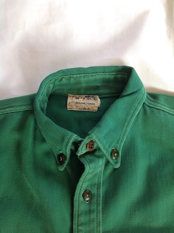 1950 Club ' s Pasadena Moto Club 1950 Heavyweight Gabardine chemise Sz. M 72e120 1950 Club ' s Pasadena Moto Club 1950 Heavyweight Gabardine chemise Sz. M 72e120