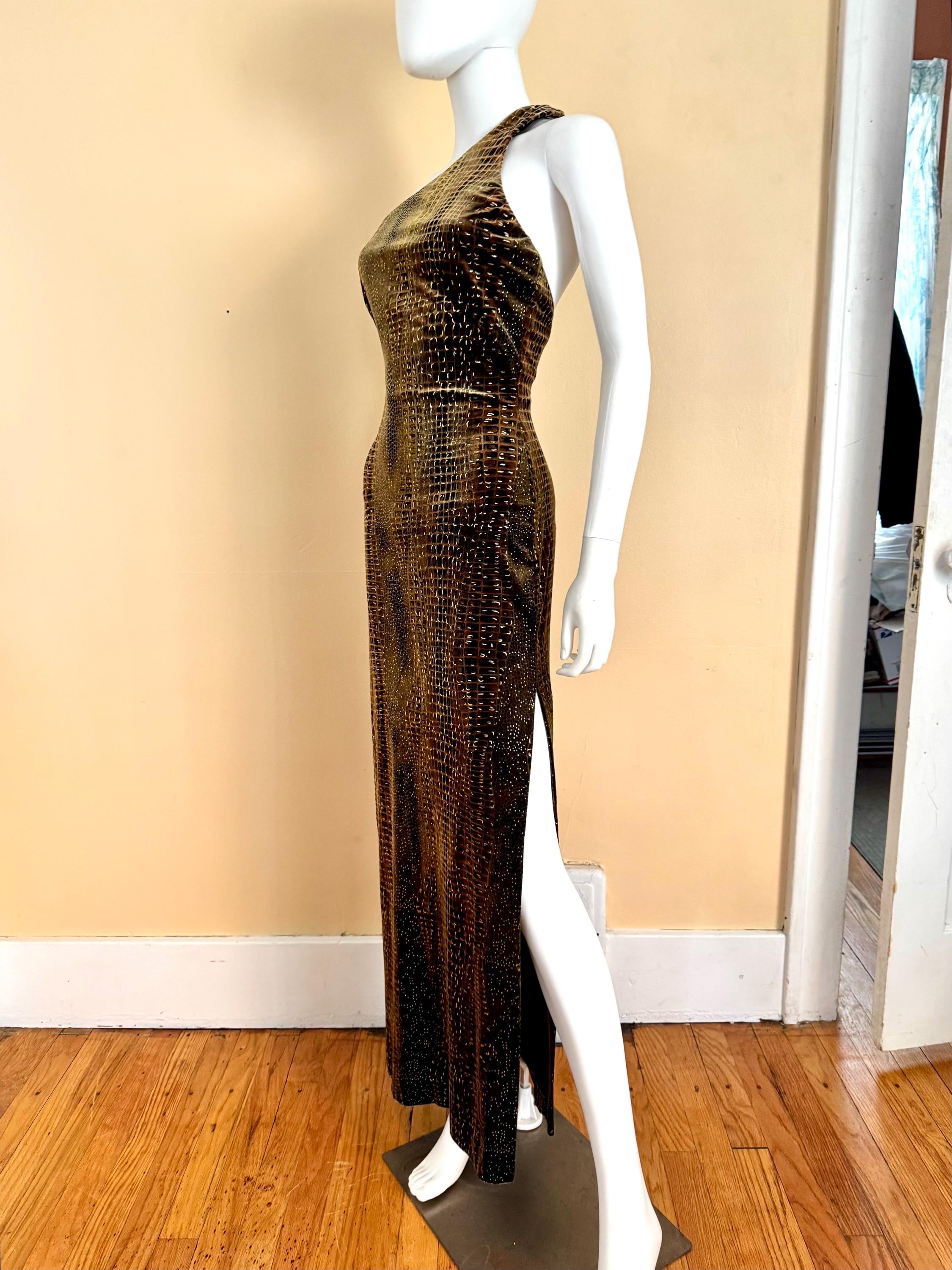 crushed velvet dress 90s Vintage 90s Black crushed velvet maxi dress grunge lace up main image 1