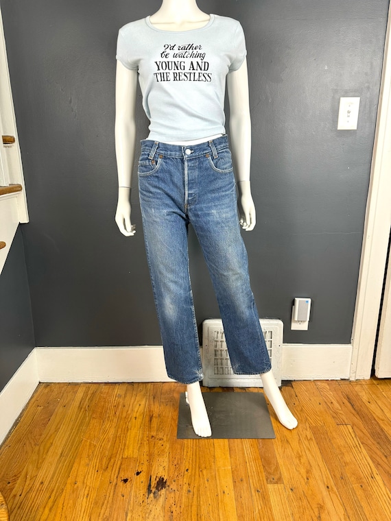 Vintage Levi’s 501 Student Cut Jeans 29”