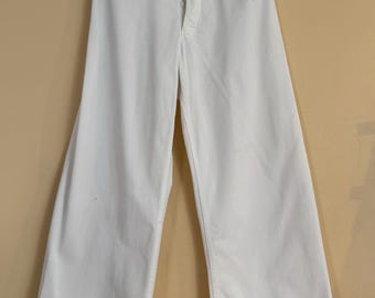 Vintage 50s 60s US Navy White Bellbottom Pants Size 26 Waist - Etsy