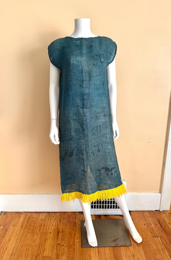 1960's Potato Sack Dress Handmade O/S 1960's Potato Sack Dress Handmade O/S