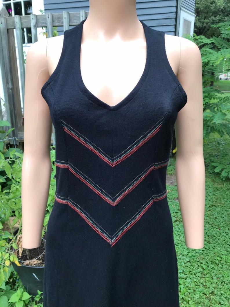 1970/'s Joshua Tree Minimalist Maxi Dress sz M