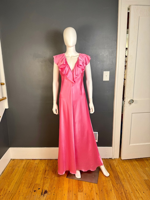 1970’s Lucie Ann Barbie Pink Satin Nightgown sz S