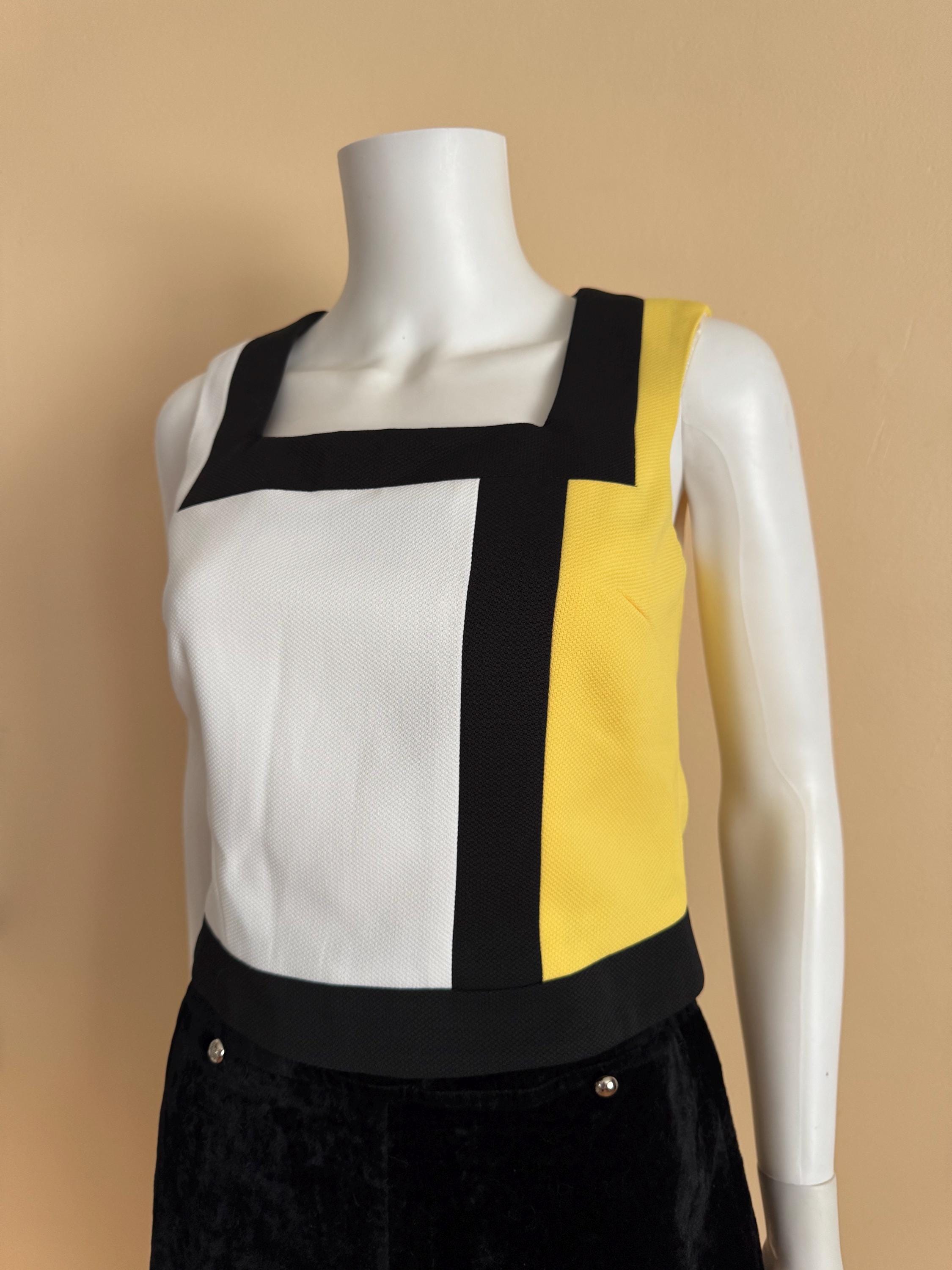 1990’s Colorblock Mondrian Top by Gantos Sz S - Etsy