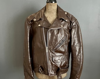 Brown Leather Jacket, Vintage Motorcycle Jacket, Biker Leather Jacket, Brown Safari Jacket, 70s Short Leather Jacket, Biker Jacket Size 52 M - Etsy Brown Leather Jacket, Vintage Motorcycle Jacket, Biker Leather Jacket, Brown Safari Jacket, 70s Short Leather Jacket, Biker Jacket Size 52 M - Etsy