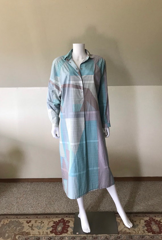 1980’s Marimekko Oversized Cotton Shirt Dress sz S