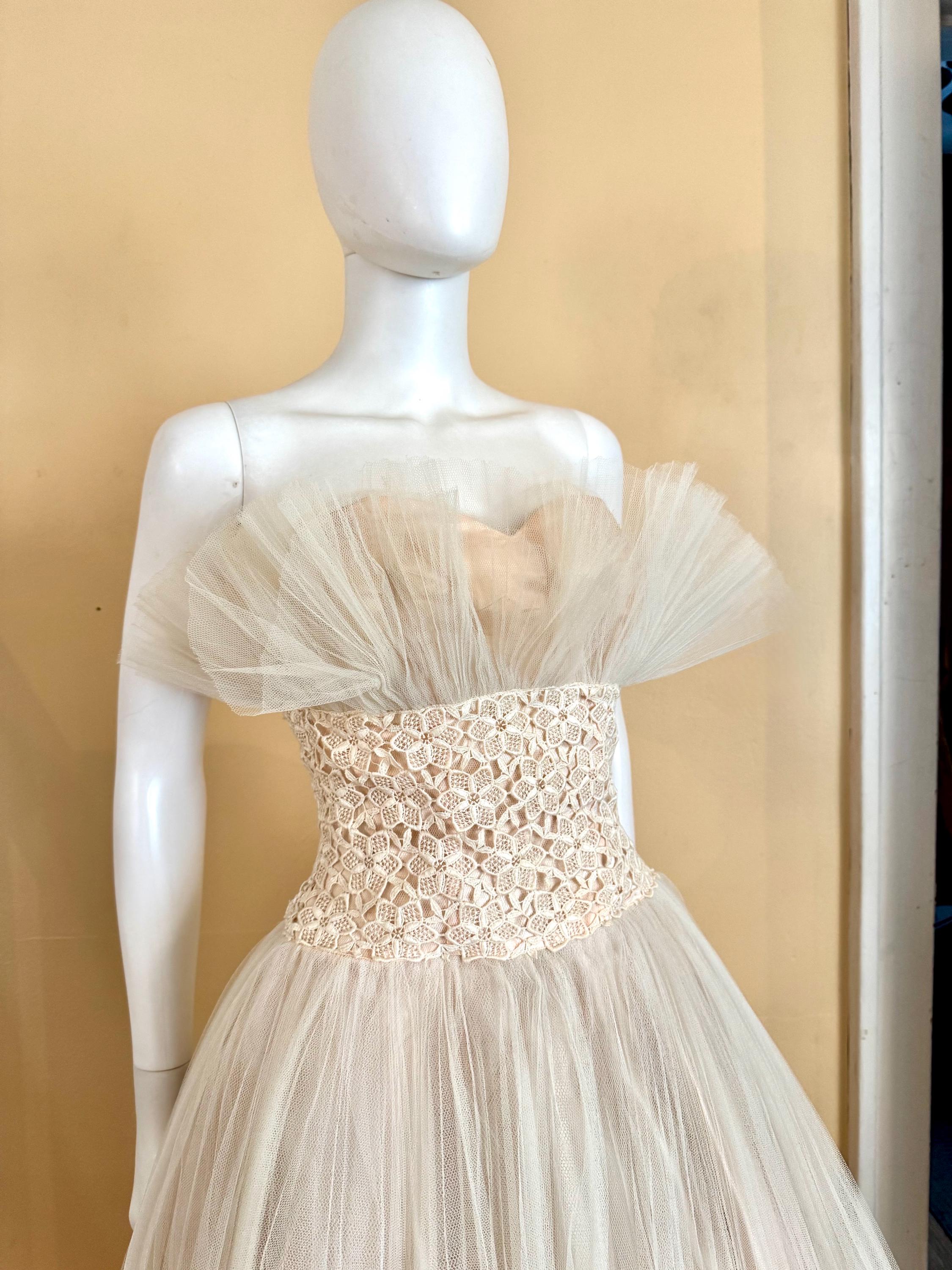 prom dresses blue strapless Blue Strapless Ruffle Tiered Tulle Long Prom Dresses