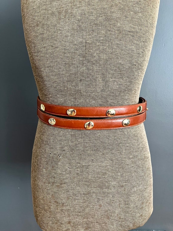 1990’s Jill Stuart New York Belt Gold Hardware sz 