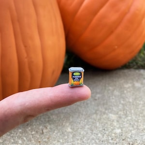 1:12 Pumpkin spice tin for Dollhouse miniature kitchen diorama