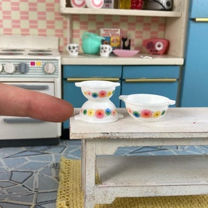 Puppenhaus Miniatur Starburst Rührschüssel, Schachtel Schüsseln, Küche Zubehör Dekor, Maßstab 1: 12