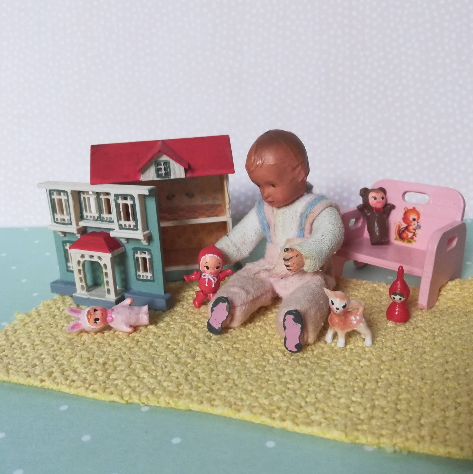 Dollhouse Miniature Baby Toys for playroom nursery or toy Etsy