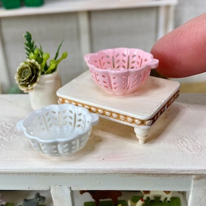 1:12 Sieb Beeren Schüssel Puppenhaus Miniatur